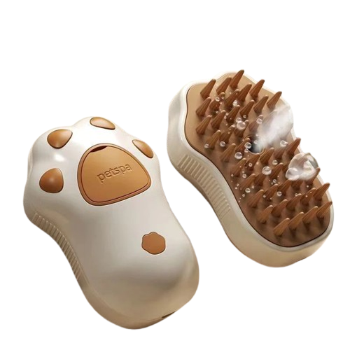 Cepillo 3 en 1 de vapor para mascotas