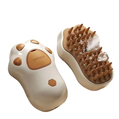 Cepillo 3 en 1 de vapor para mascotas