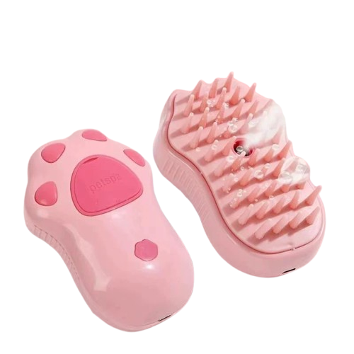 Cepillo 3 en 1 de vapor para mascotas