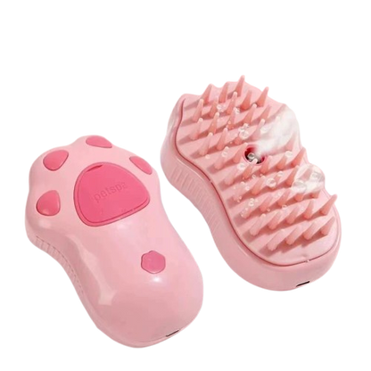 Cepillo 3 en 1 de vapor para mascotas